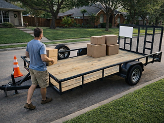 estate cleanout trailer rental