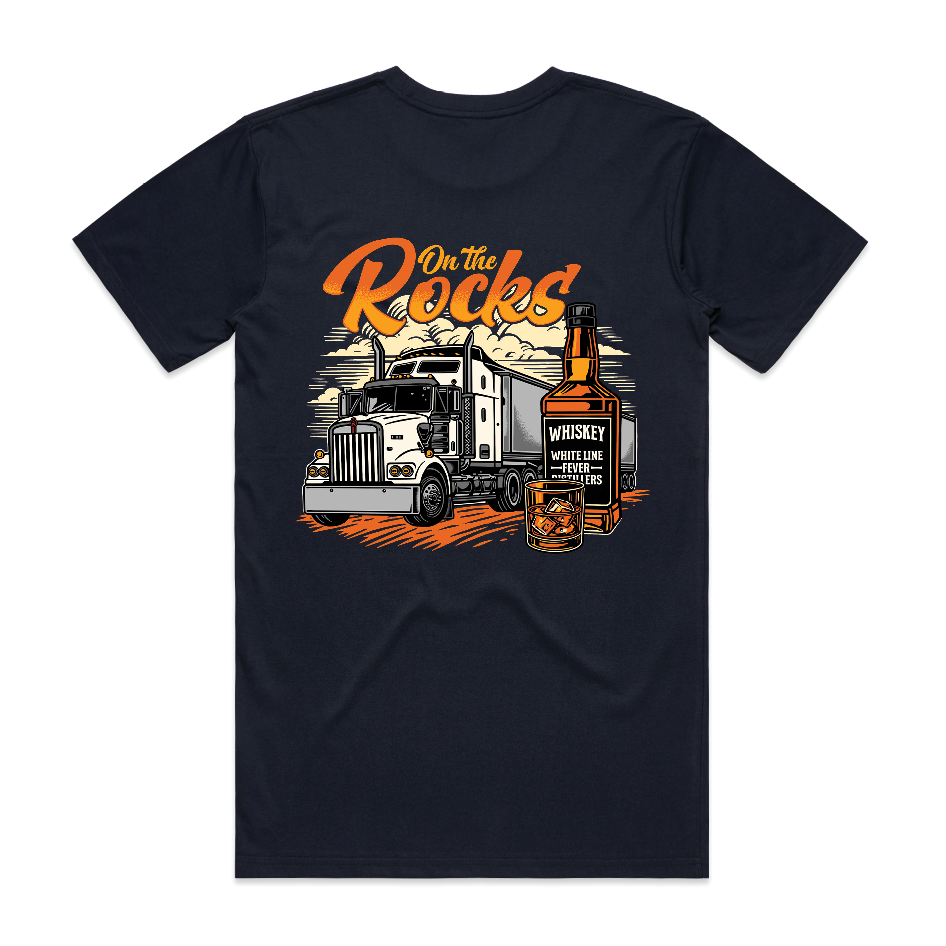 On the Rocks T-Shirt - Navy