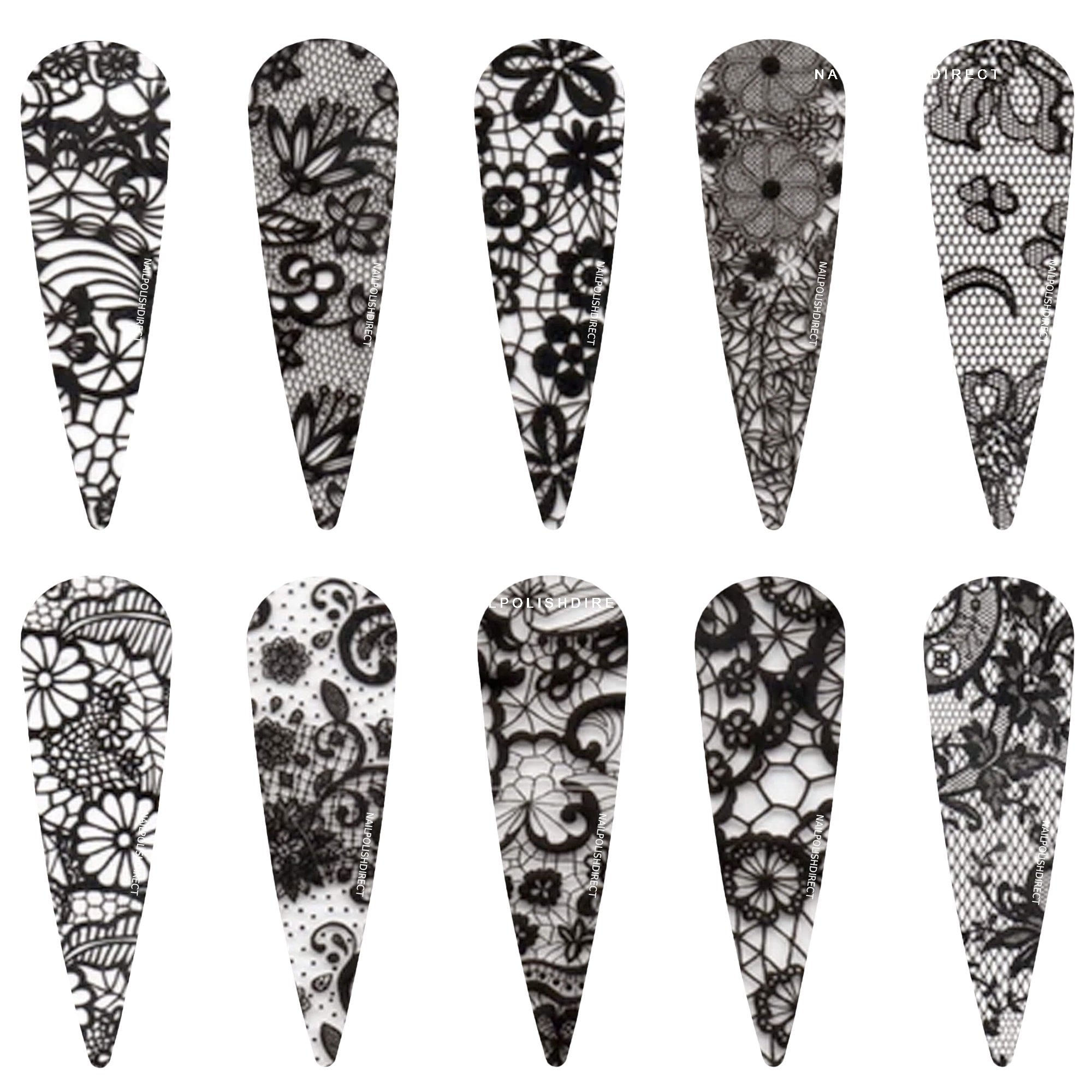 Halo Create Black Lace Foil