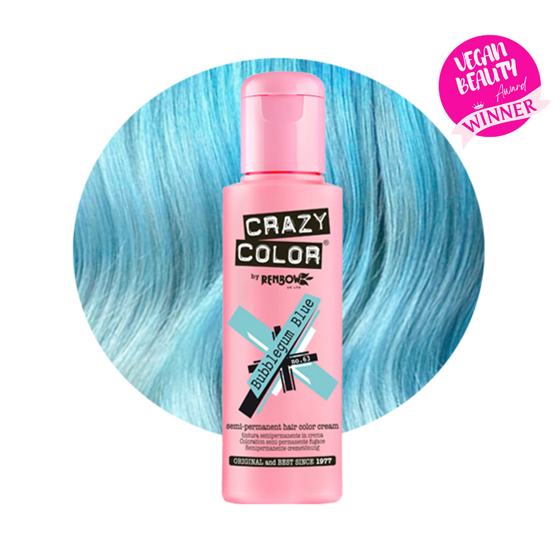 Crazy Color Bubblegum Blue 100ml