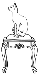 椅子と猫