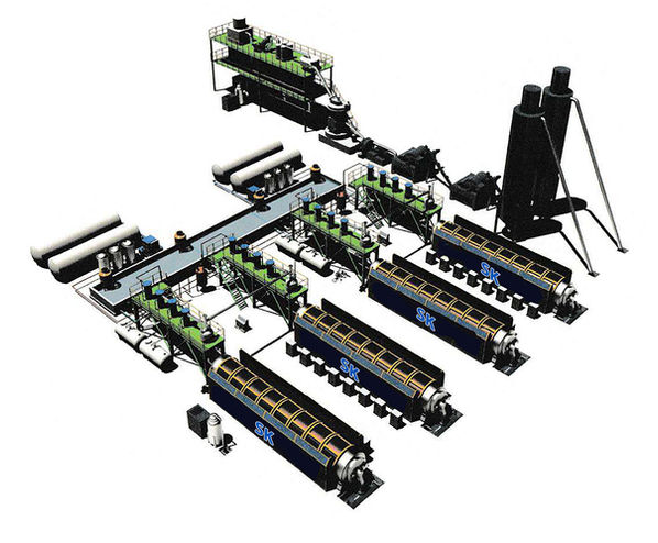 電気加熱分解装置