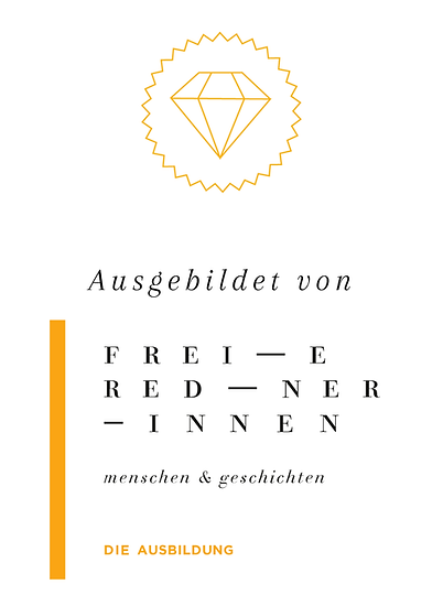 Logo Zertifikat - Nachweis - Ausgebildet von Freie Redner