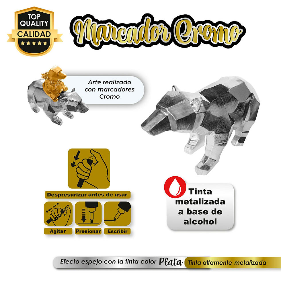 Miniatura: Marcador Offi-Esco OE-570 Plata 1mm