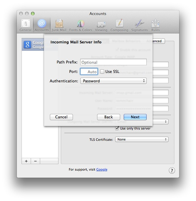 mail ssl