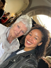 Samira Addo with Dame Judi Dench