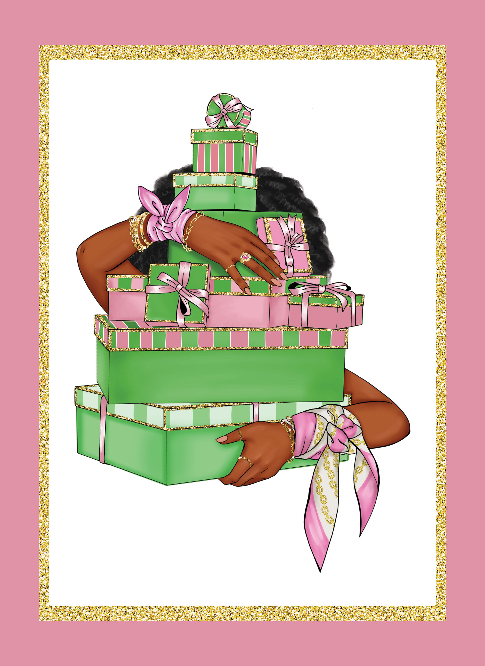 Pink Sisterhood Card