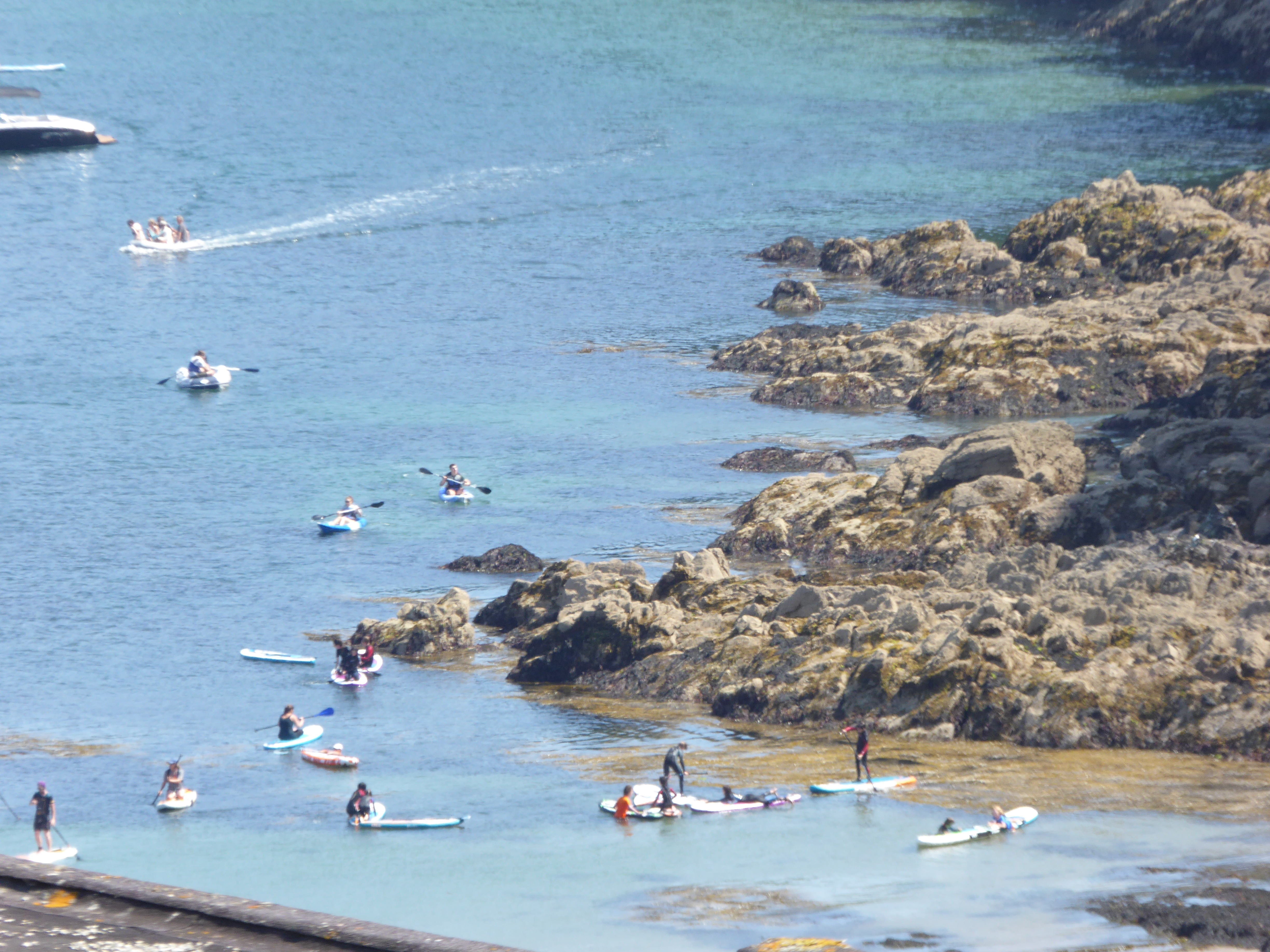 Paddle boarders Cawsand