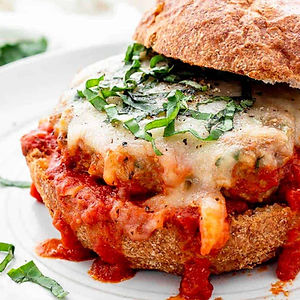 CHICKEN PARMI BURGER