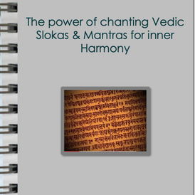 Chanting, let us pause and reflect...