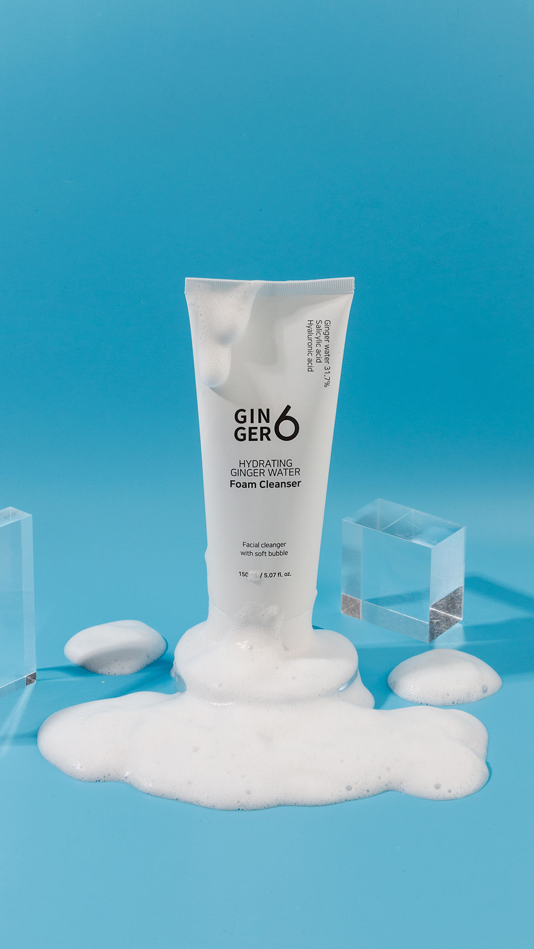 Ginger6- Hydrating Ginger Water Foam Cleanser