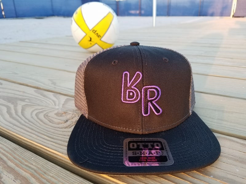 Thumbnail: The Original "bR" Black Rabbit Hat - Trucker Mesh Black