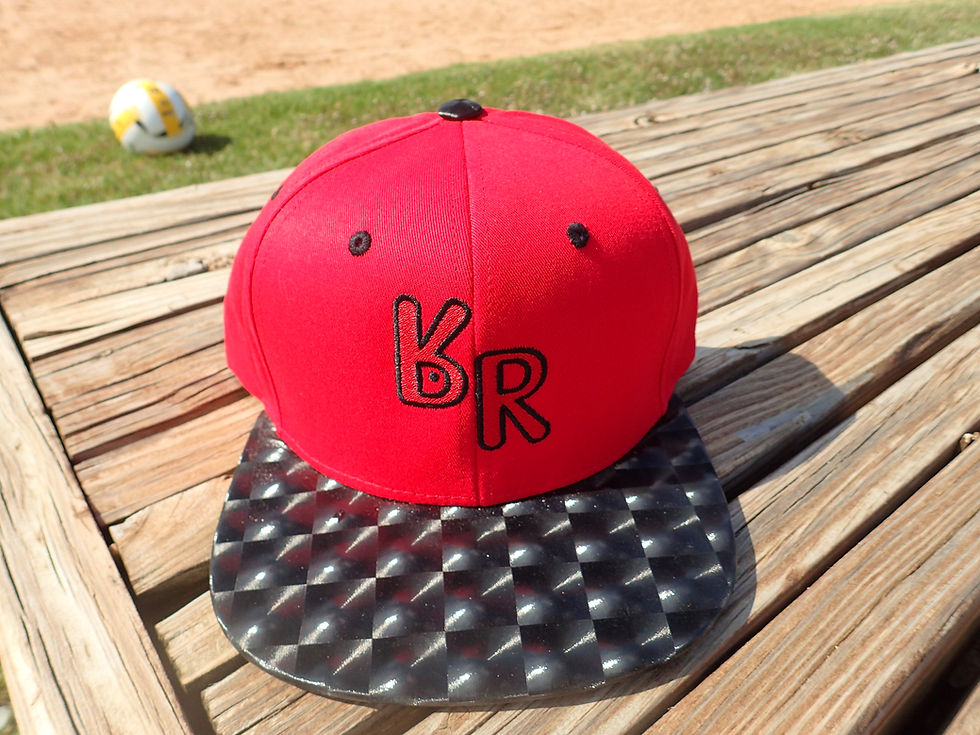 Thumbnail: The Original "bR" Black Rabbit Hat - Hologram, Red/Black
