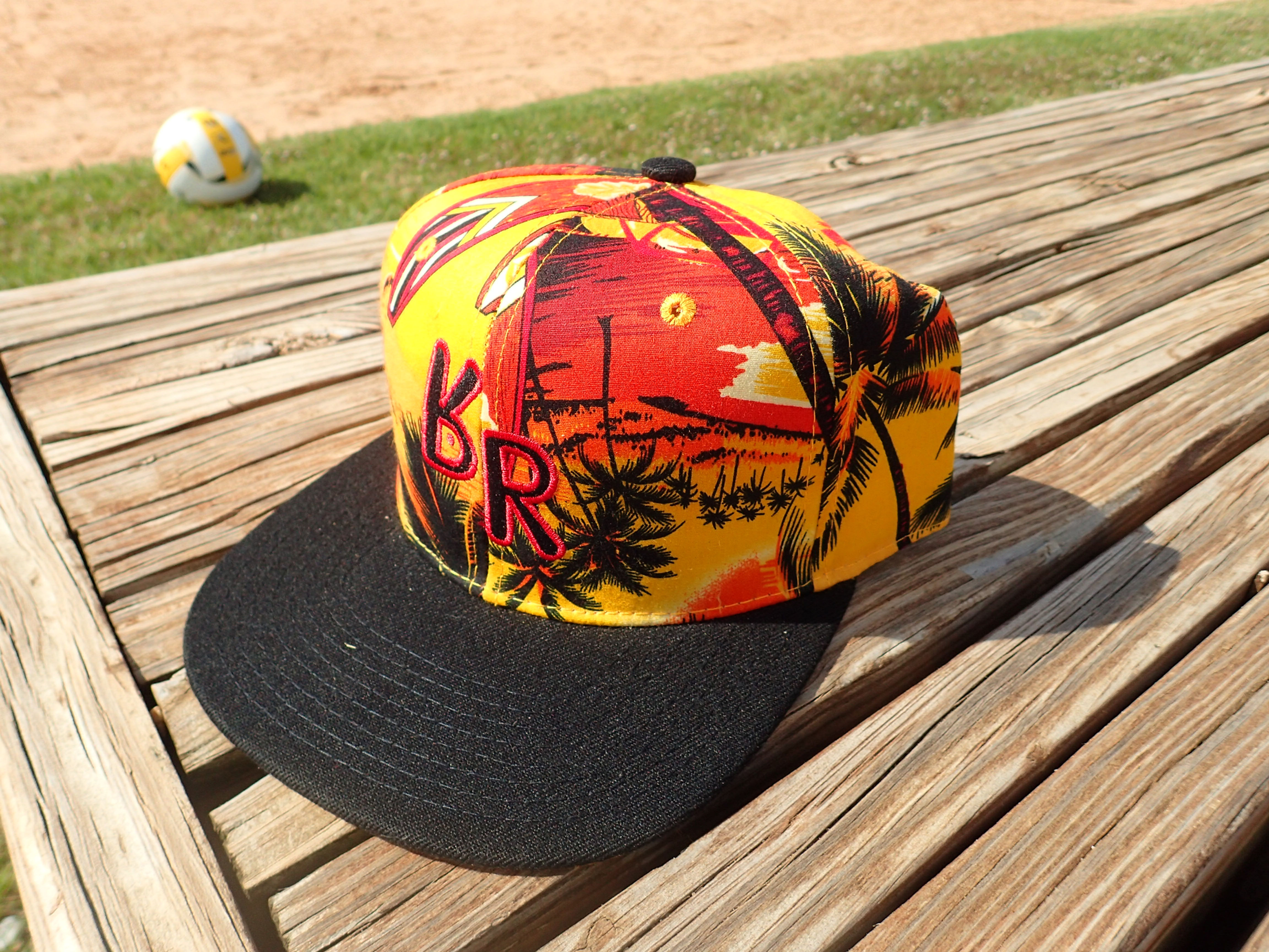 The Original "bR" Black Rabbit Hat - Sunset