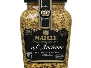 Mostaza Dijon (khe?!)  pero de grano entero (aaah)
