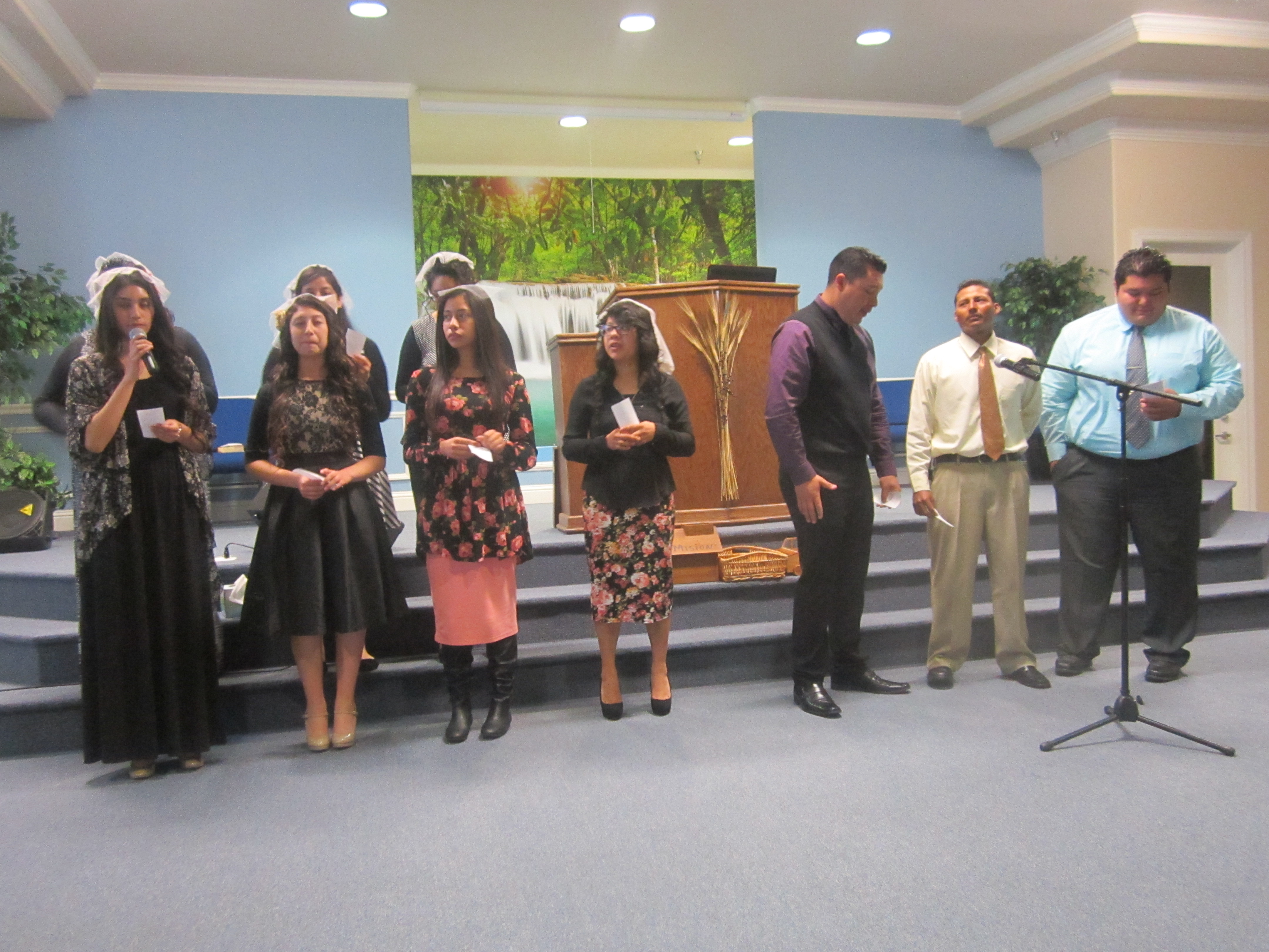 Presentando un canto al Señor