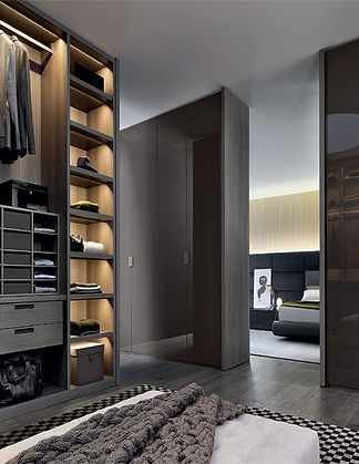 Modern Espresso closet