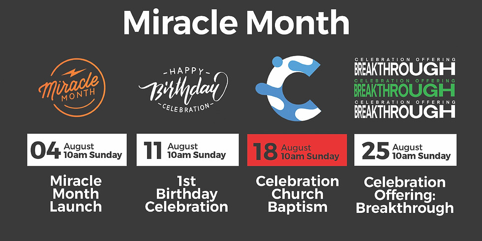 Miracle Month: Baptisms