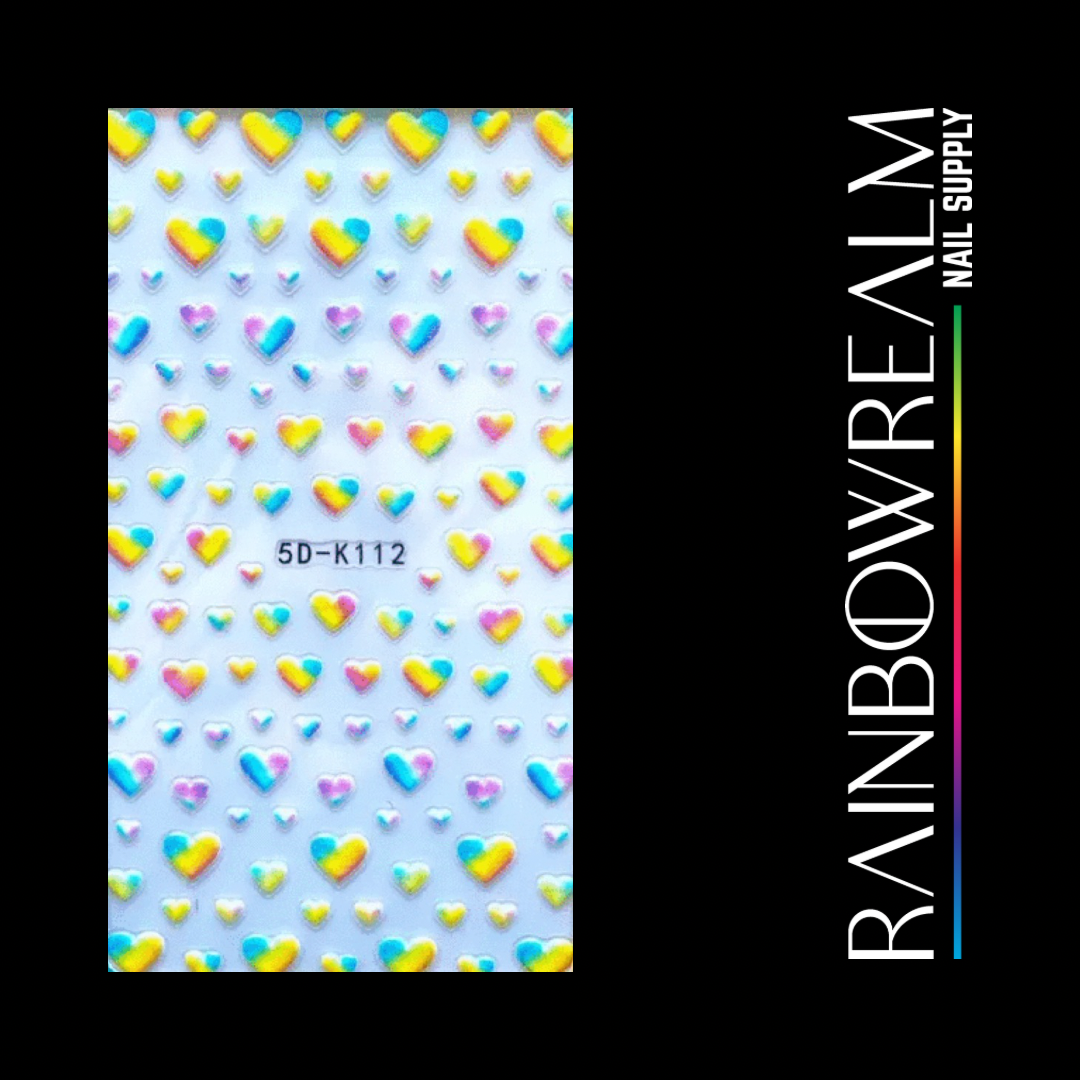 5D Embossed Sticker - K112