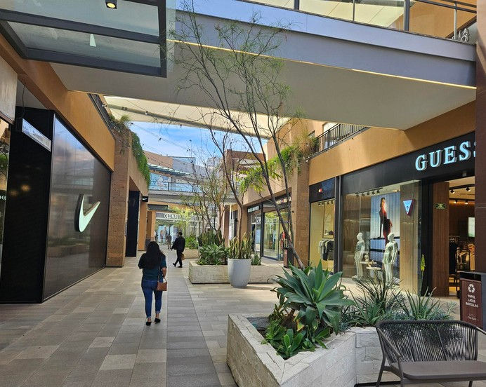 Malls are the same here but there's not as much variety in each store.