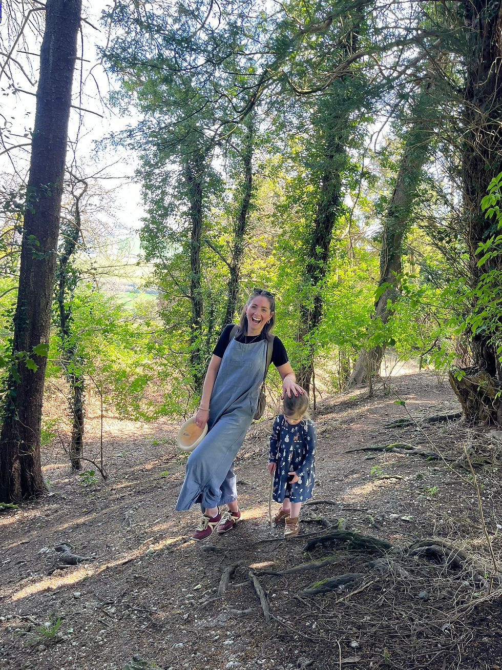 Hypnobirthing teacher Fiona Wilson & her daughter