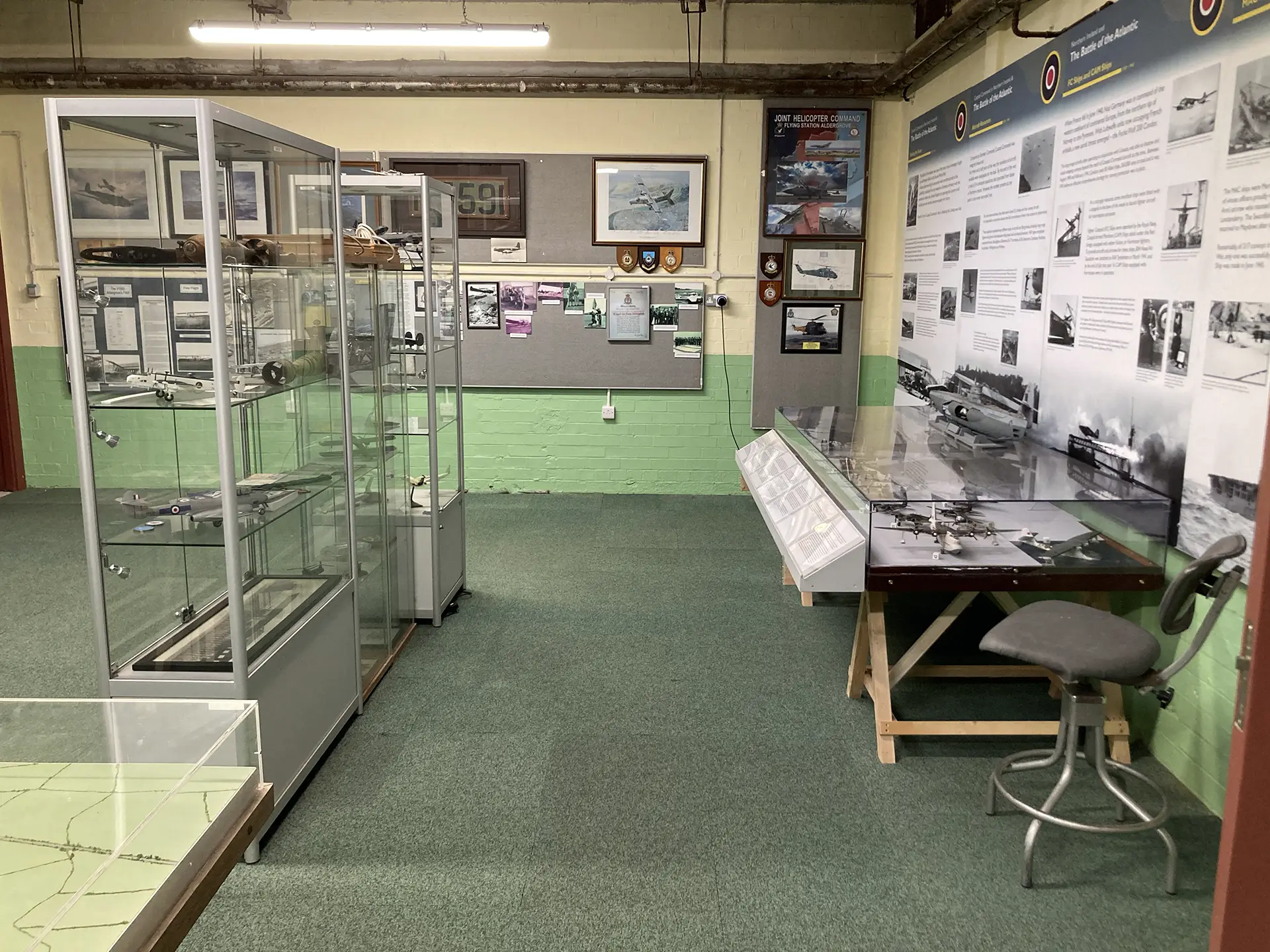 Aldergrove Airport Room exhibit at the Ulster Aviation Society