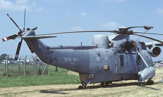 Sea King XV701 helicopter now with the Ulster Aviation Society
