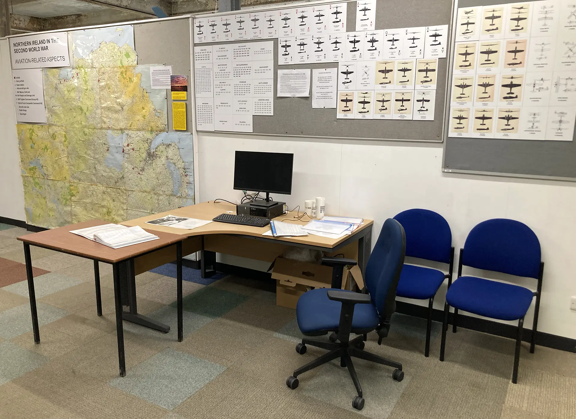 Second World War Interactive Aircraft Crash Map in the Ulster Aviation Society