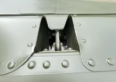 Tail plane rod on Tucano T.1 'Enniskillen' ZF378 at the Ulster Aviation Society