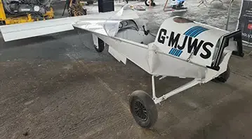 EuroWing Goldwing airplane at the Ulster Aviation Society