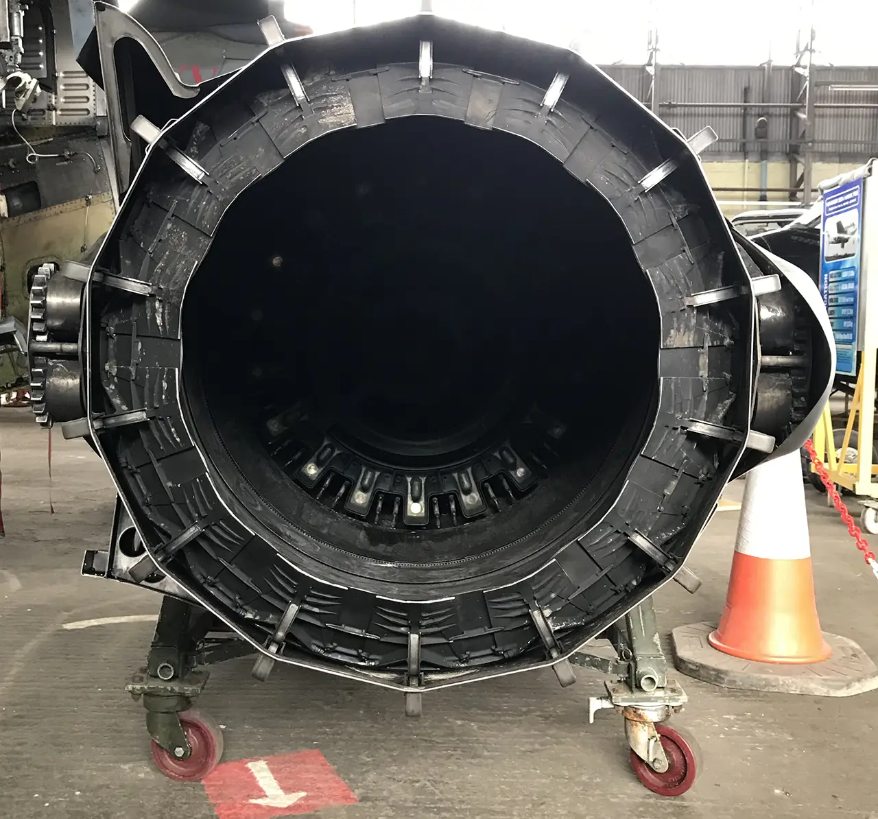 Turbo-Union RB199 jet engine, a pair of which go in a Tornado GR.4 fighter jet