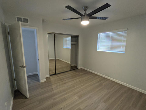 Unfurnished bedroom — representative home at Rossmore Apartments.