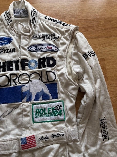 Miniature : Suit  race used -  Andy Wallace -  Signed - Dyson Racing  - IMSA / Rolex 24