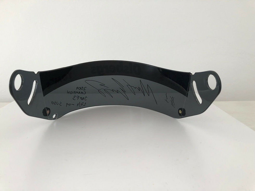 Thumbnail: Race used visor Arai - Marcus Ericsson - Signed - F3 Nippon 2009 - TOM'S Formula