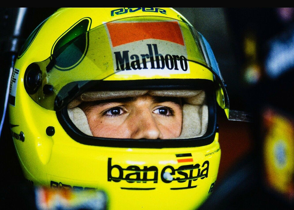 Miniature : Nomex race used : Christian Fittipaldi - Minardi F1 - Japan 1992 - Signed