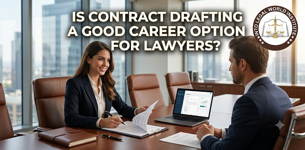 Is Contract Drafting a Good Career Option for Lawyers?