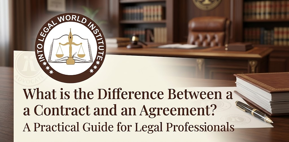 What is the Difference Between a Contract and an Agreement? A Practical Guide for Legal Professionals