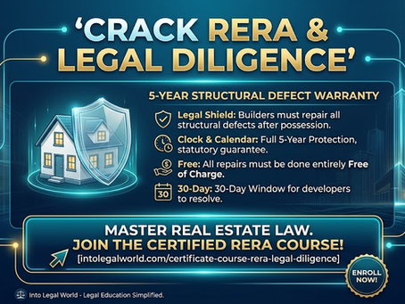 RERA Section 14(3): Understanding the 5-Year Structural Defect Liability Period