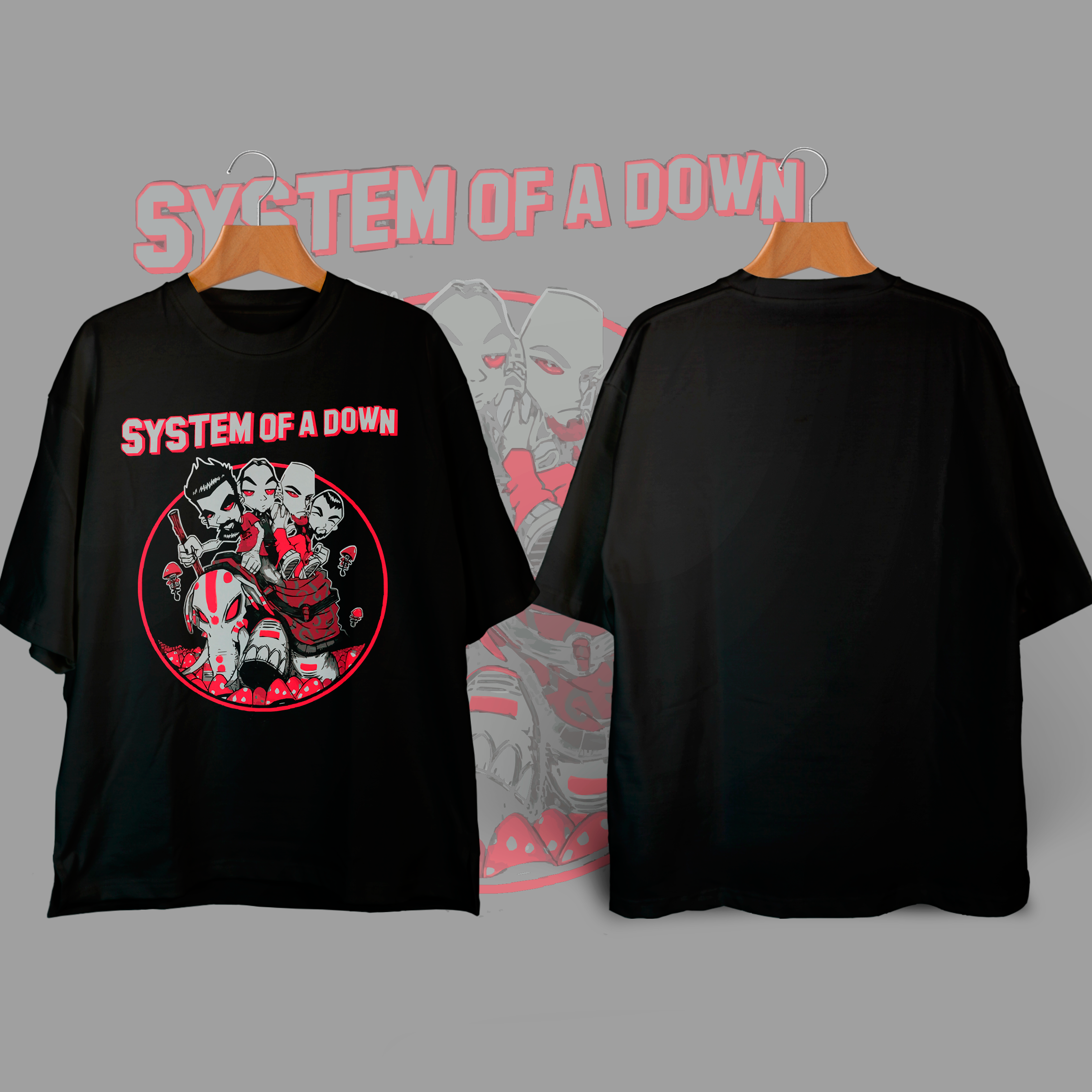 MUSHROOM - SYSTEM OF A DOWN - Oversized