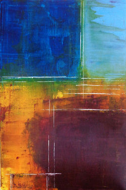 GCF #72 (20x30) Gouache & Acrylic