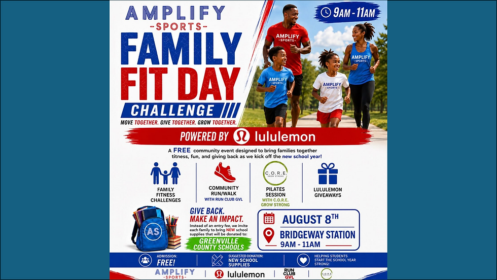 Amplify Sports Family Fit Day powered by lululemon