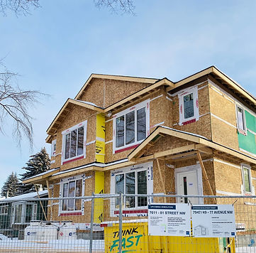 Project #1 during construction