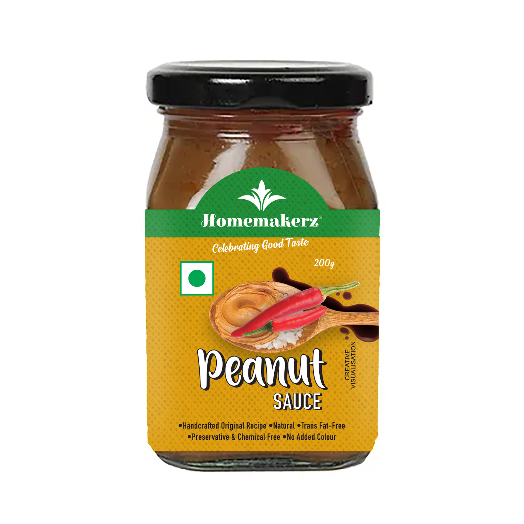 Peanut Sauce - Crunchy Satay Sauce - 200 gm