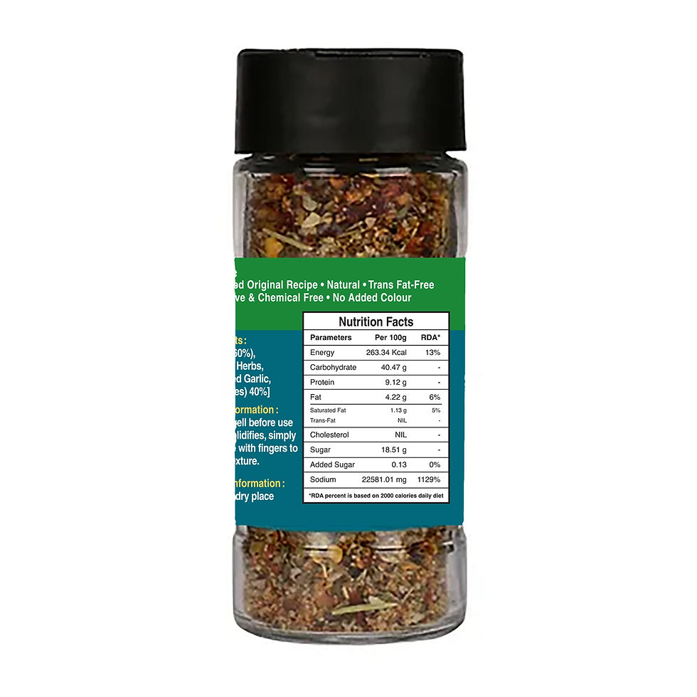 Thumbnail: Italian Salt - Flavoured Sea Salt for Italian Cooking - 100 gm