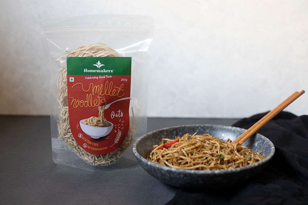 Thumbnail: Oats Millet Noodles - Gluten-Free Noodles - 200 gm