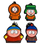 Miniatura: Kit 4 Chaveiros South Park Stan Eric Kyle Kenny	