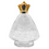 Miniatura: 6 Garrafinha Água Benta Nossa Senhora Aparecida Vidro Terço