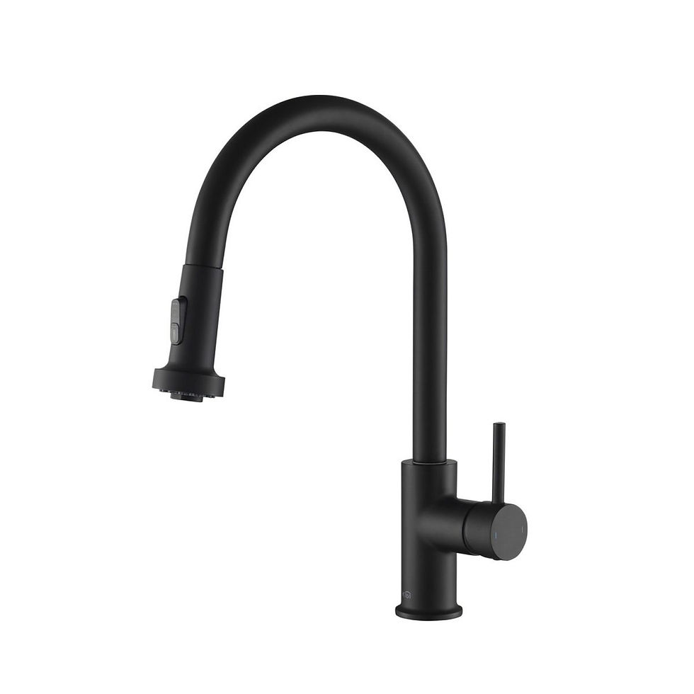 KIBI Casa Single Handle High Arc Pull Down Kitchen Faucet – KKF2002