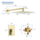 Thumbnail: Quadra Pressure Balanced Single Function Wall Mount Shower System with Rough-In
