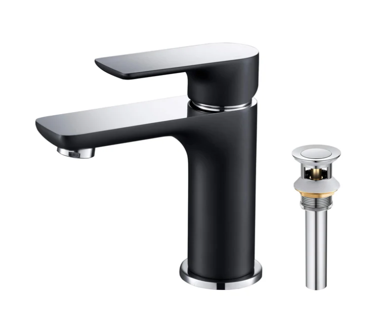 Thumbnail: Austin Single Handle Bathroom Vanity Sink Faucet with Pop Up Drain - CBF-1019